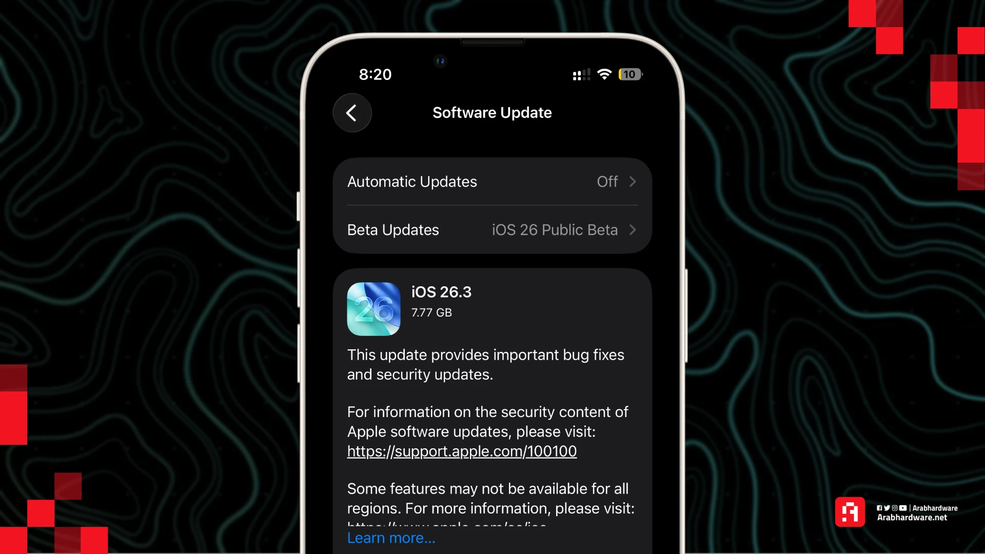 تحديث iOS 26.3 يصل رسميًا | إليك أهم 3 مميزات