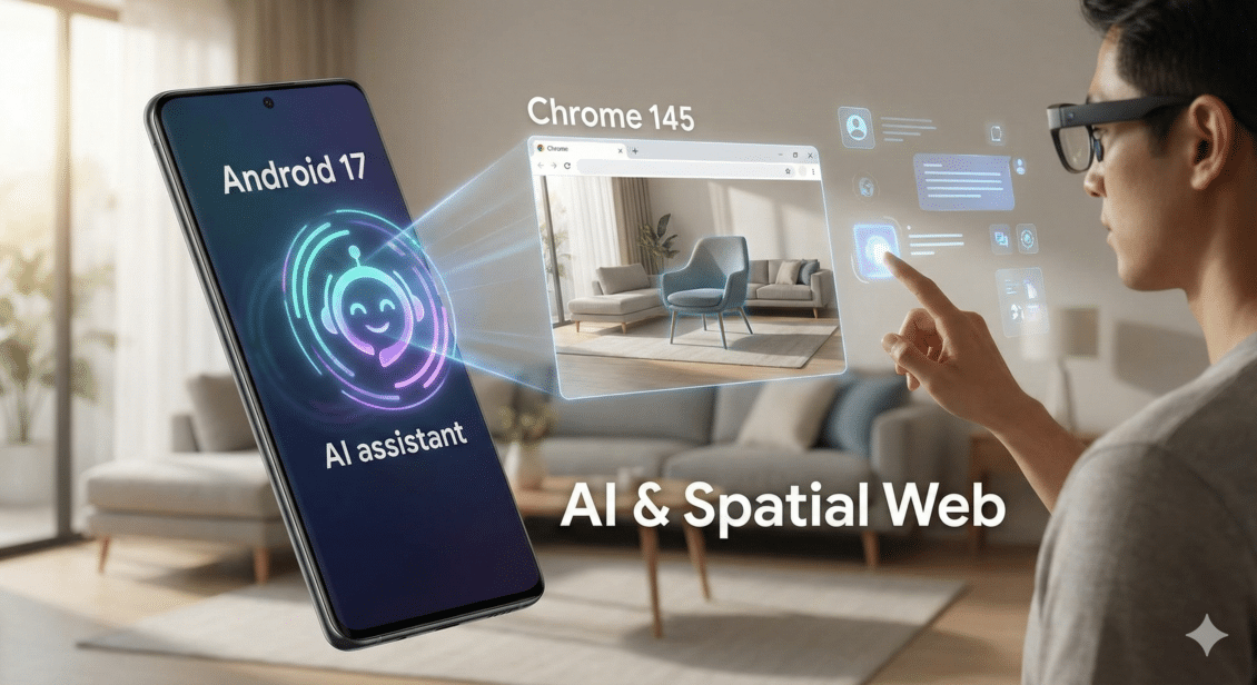 أندرويد 17 وكروم 145: تحديثات واسعة للمستخدمين