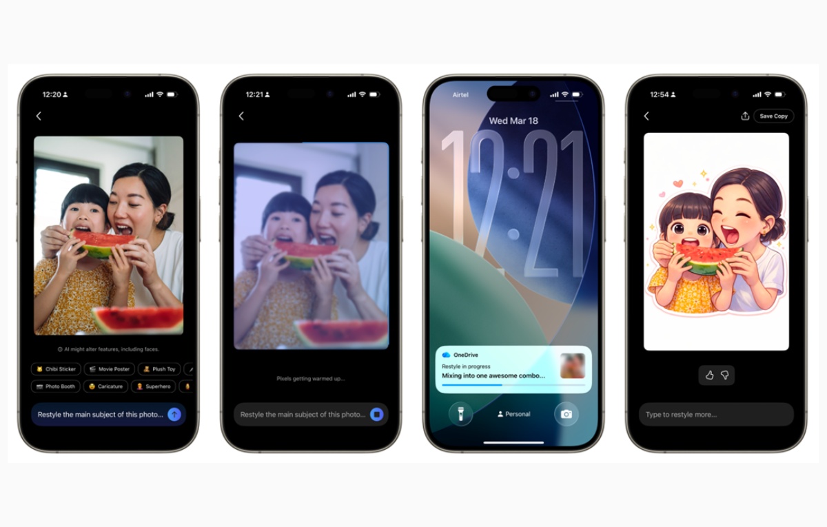 مايكروسوفت تتيح إعادة تشكيل الصور بأساليب فنية عبر ون درايف