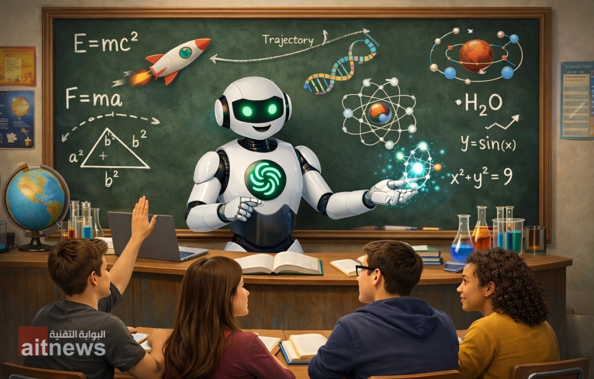 ChatGPT يقدّم رسومات تفاعلية لشرح الرياضيات والعلوم