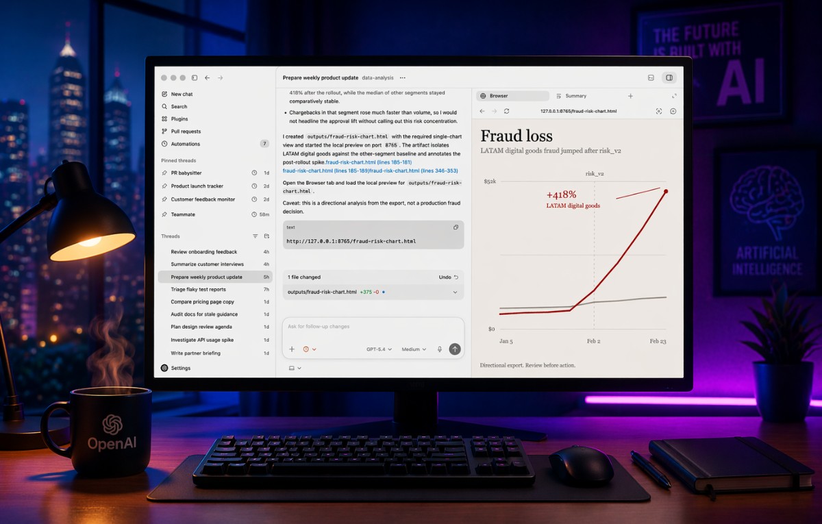 OpenAI تطوّر قدرات البرمجة الذكية في منصة Codex لمنافسة Claude
