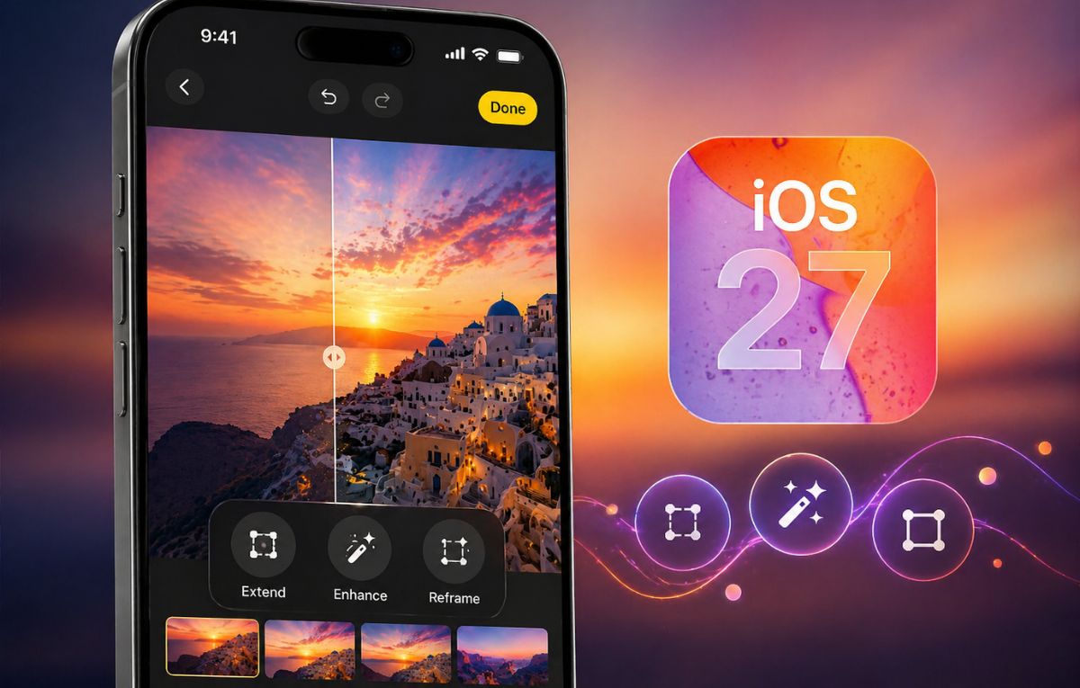 آبل تخطط لإتاحة تحرير الصور بالذكاء الاصطناعي في iOS 27