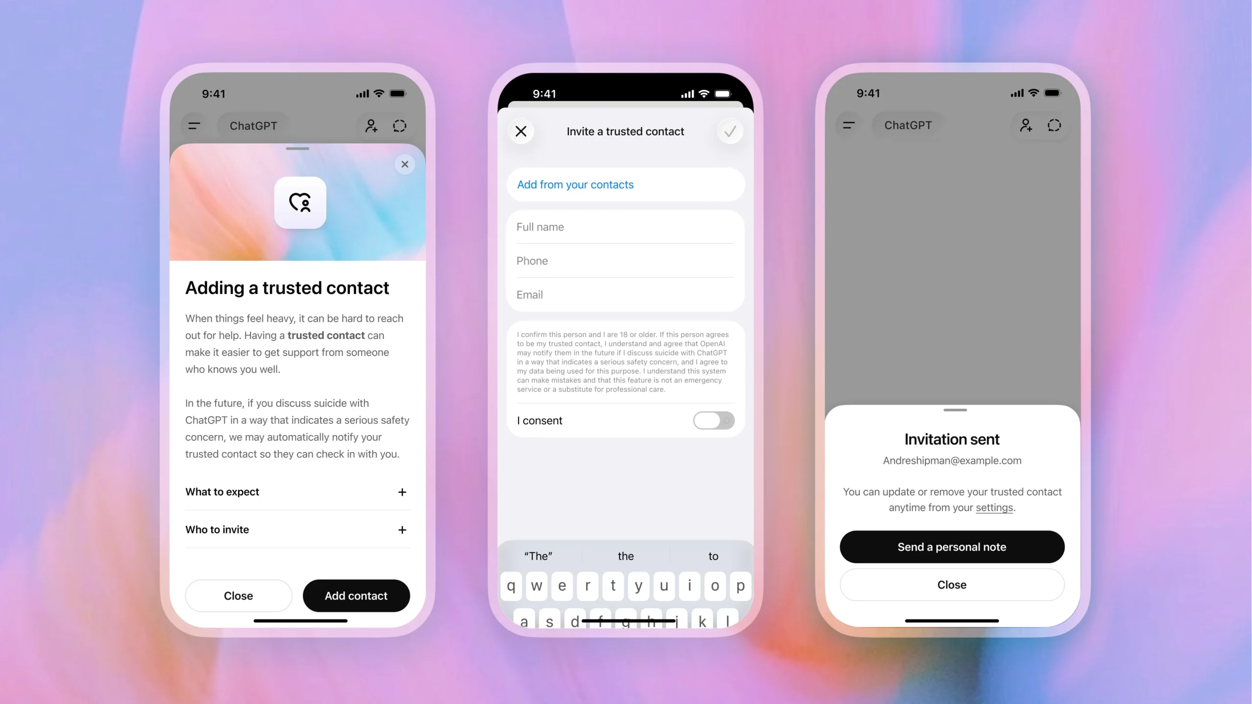 تحديث ChatGPT الأخير يسمح بتنبيه جهة اتصال موثوقة عند رصد مخاطر نفسية
