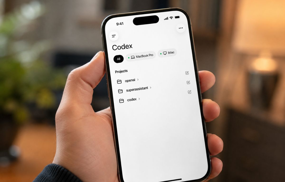 OpenAI تتيح الوصول إلى منصة البرمجة Codex عبر تطبيق ChatGPT في الهواتف