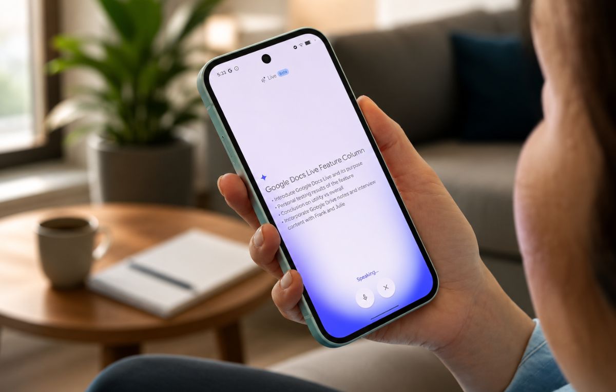 Docs Live.. جوجل تحوّل الأفكار المبعثرة إلى مستندات احترافية عبر Gemini