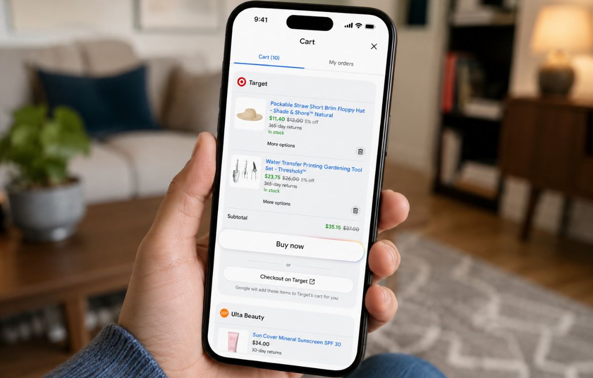 “Universal Cart”.. جوجل تطلق أداة تسوّق ذكية تبحث وتقارن وتشتري تلقائيًا