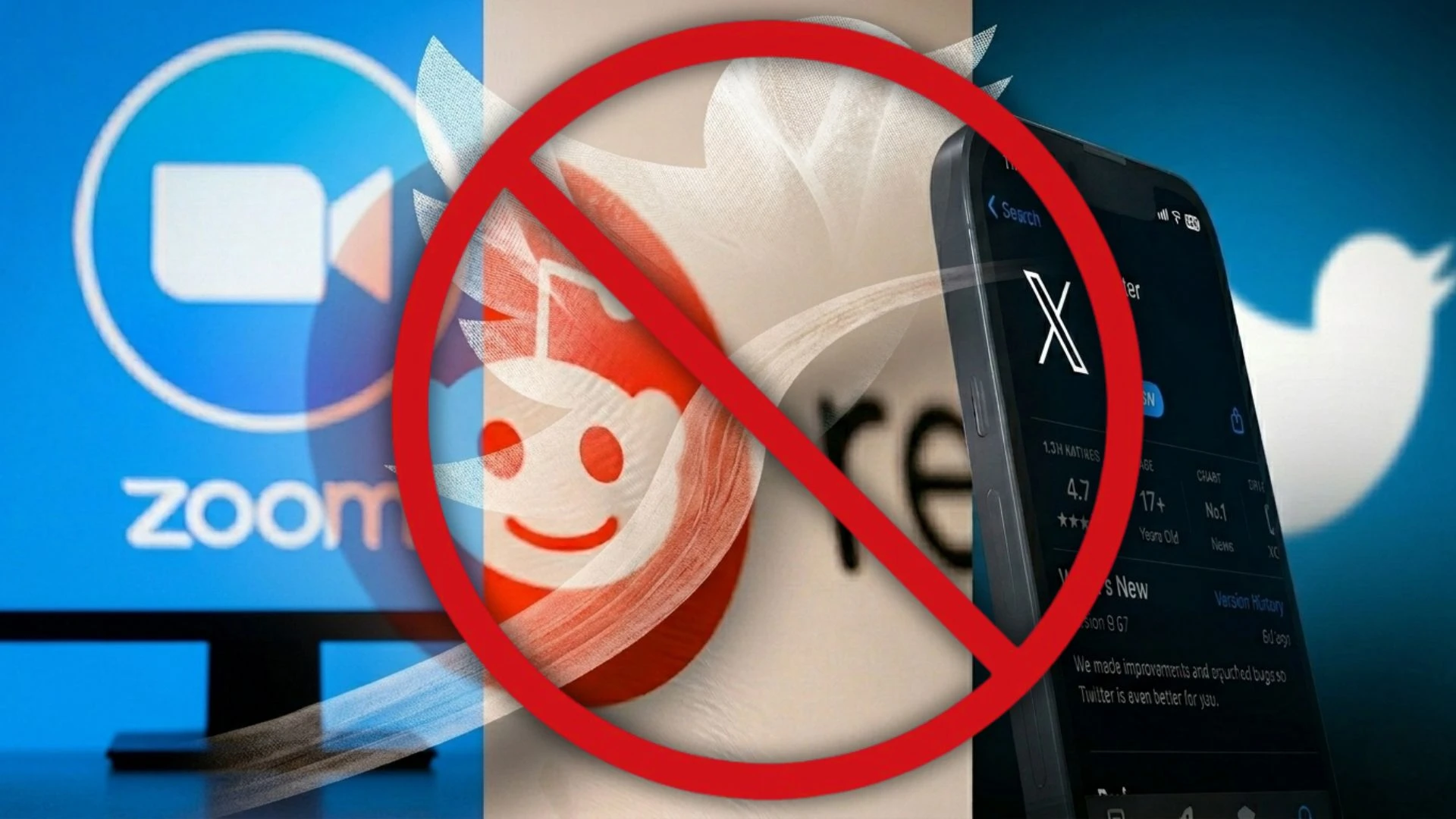 عطل واسع يضرب منصة X و Reddit و Zoom وبعض المنصات الرقمية حول العالم