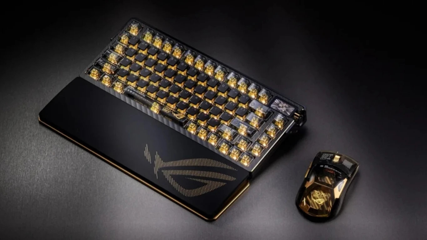 Computex 26: الكشف عن مجموعة ROG للألعاب بلمسات من الذهب من ASUS