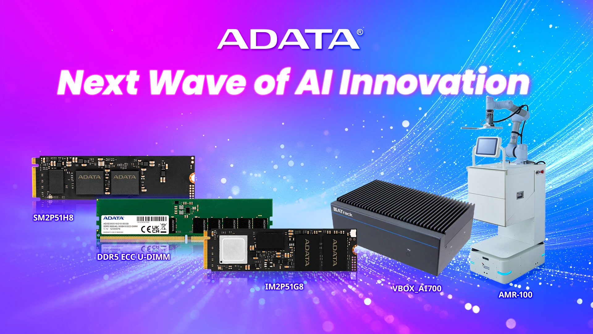 Computex26: شركة ADATA تطلق رؤية جديدة لعصر الذكاء الاصطناعي