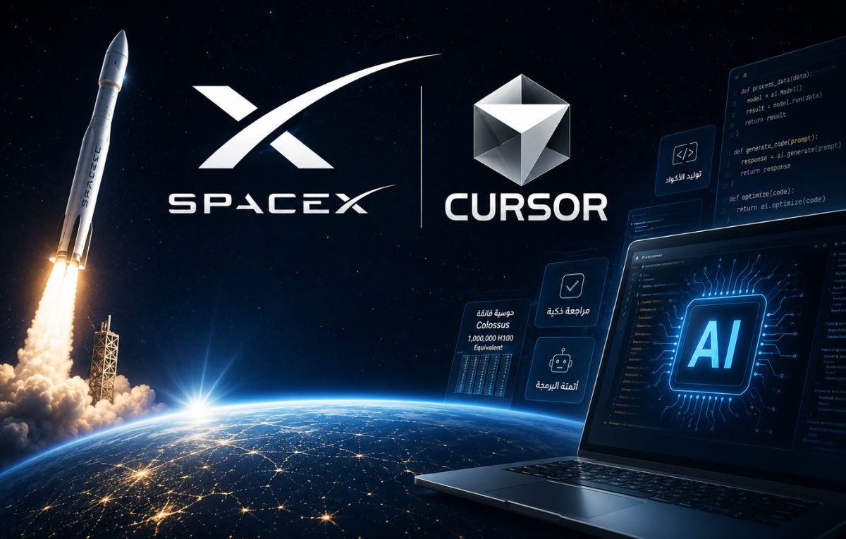 سبيس إكس تستحوذ على شركة Cursor المتخصصة في البرمجة بالذكاء الاصطناعي