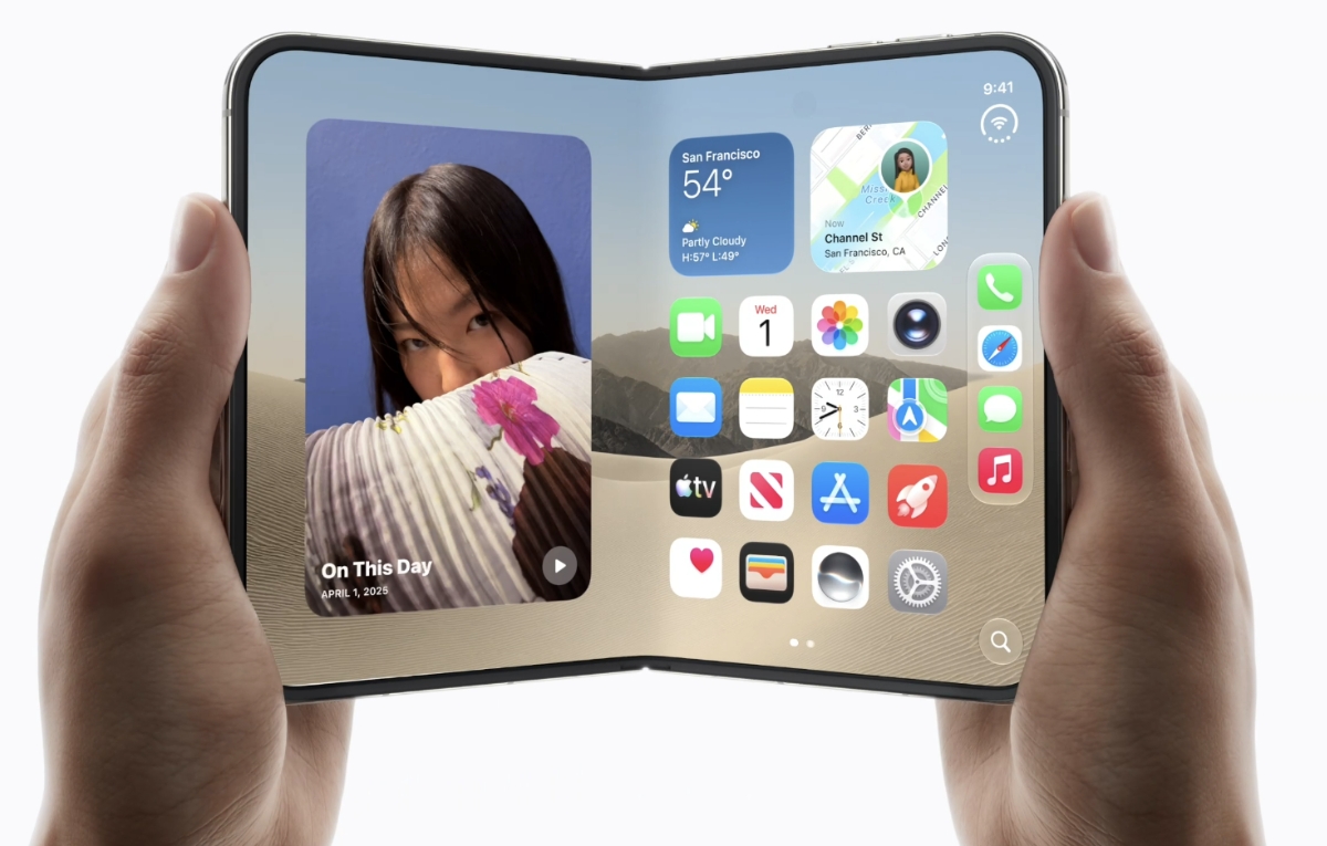 آبل تكشف عن iPhone Duo.. أول آيفون قابل للطي بشاشتين