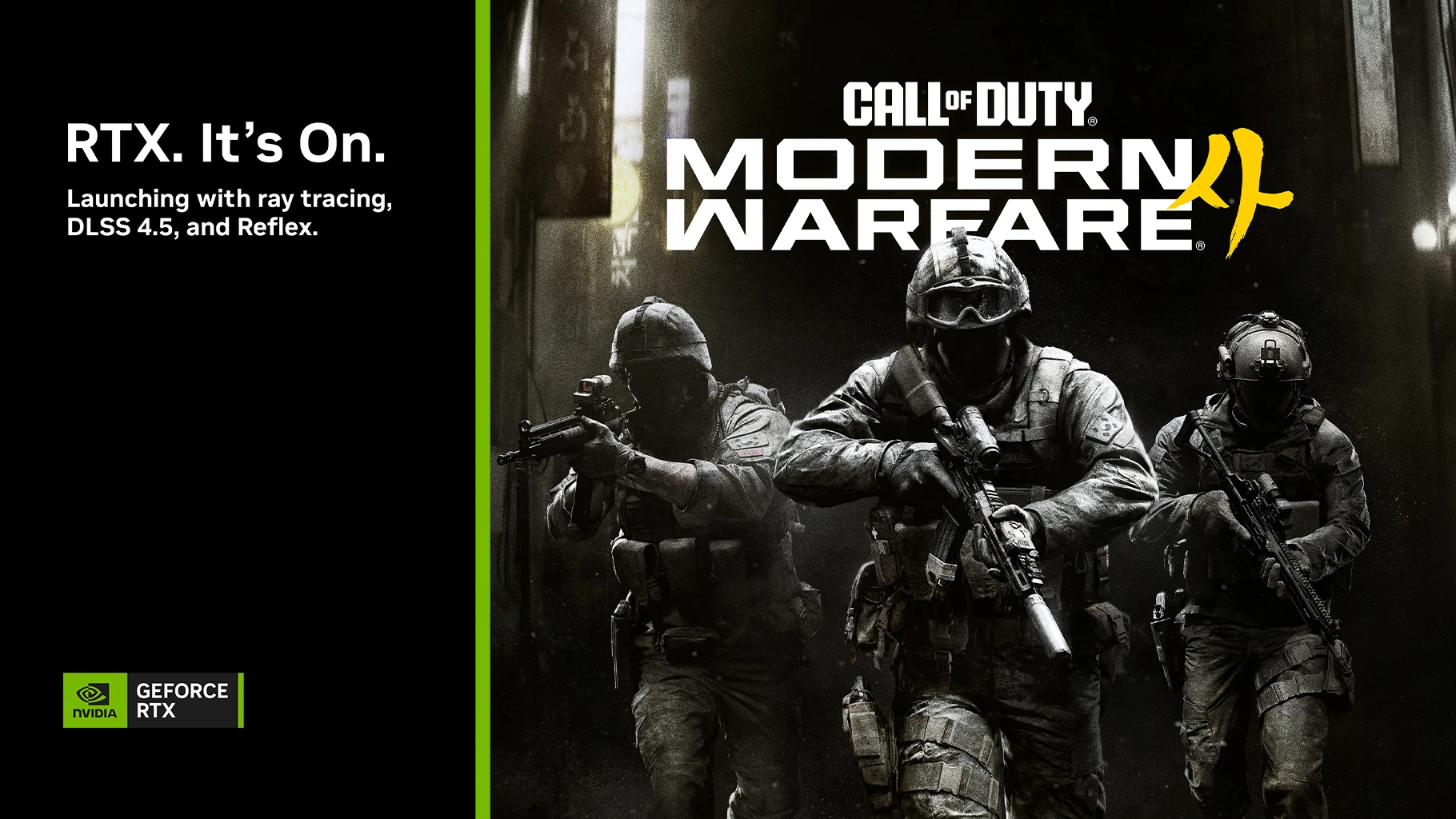 الوصول المبكر لحملة Call of Duty: Modern Warfare 4 مع DLSS 4.5