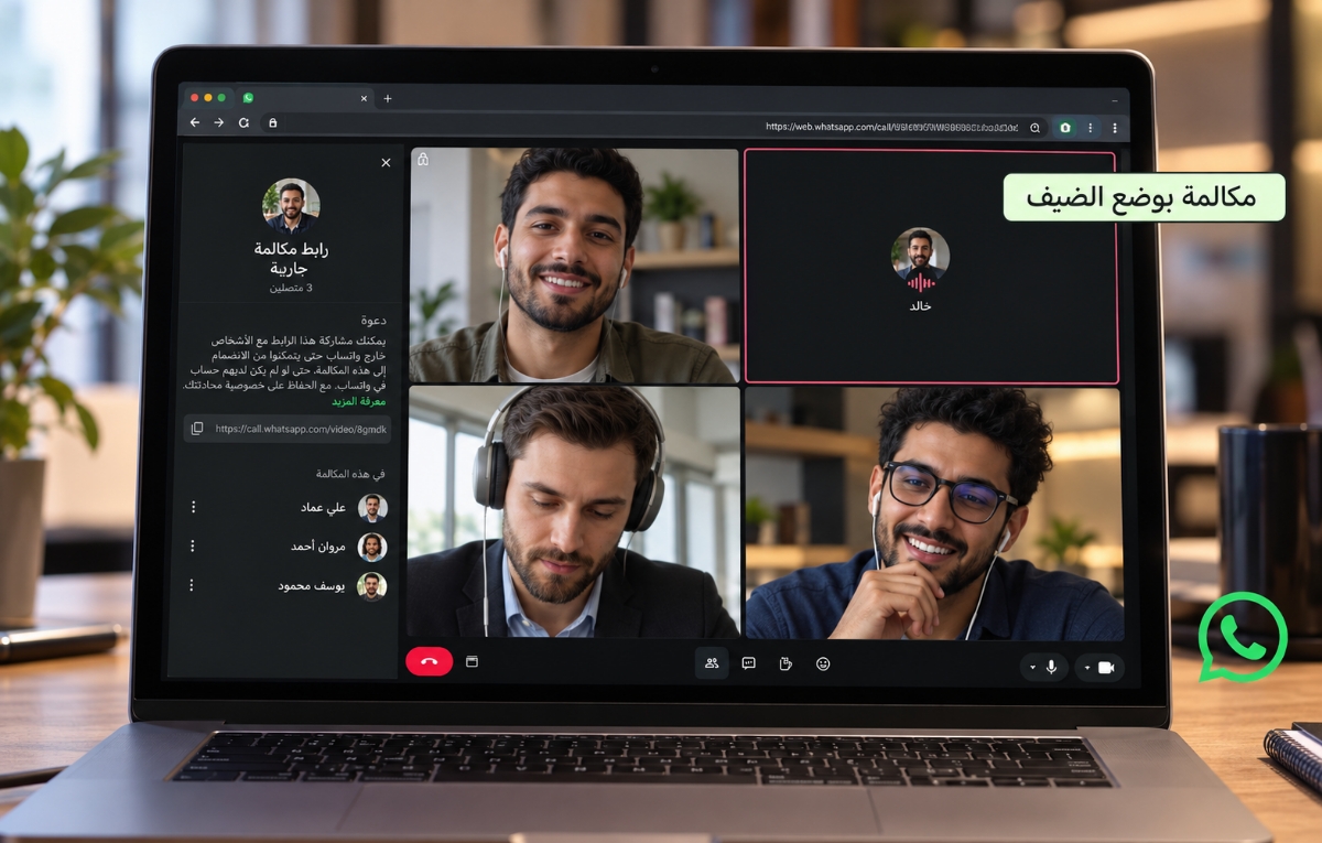 واتساب تتيح للمستخدمين الانضمام إلى المكالمات دون الحاجة إلى حساب